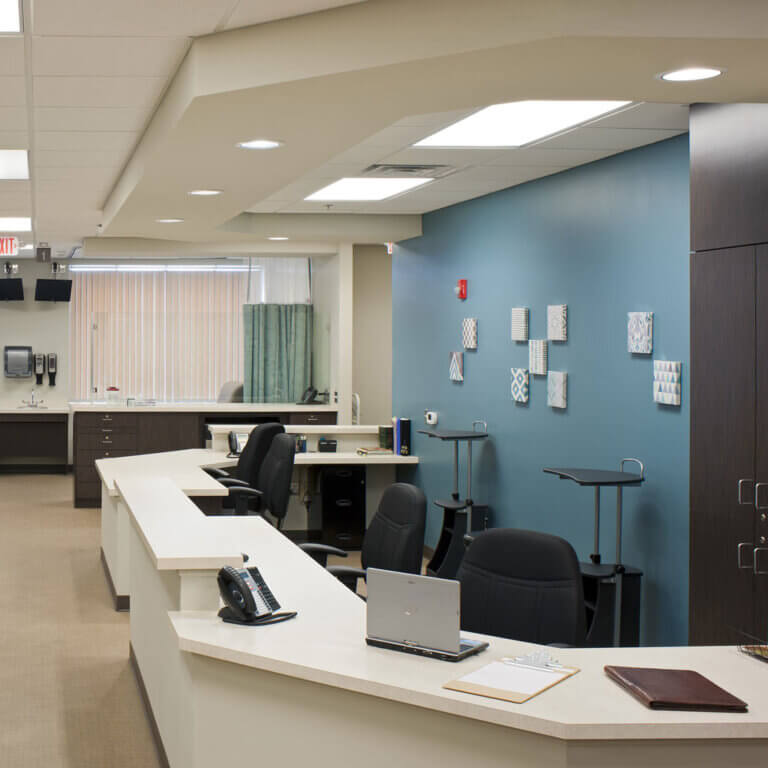 Interior photo of LVHN Oncology & Infusion
